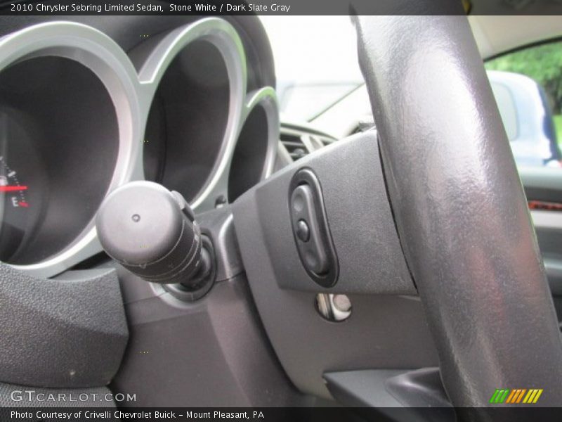 Stone White / Dark Slate Gray 2010 Chrysler Sebring Limited Sedan