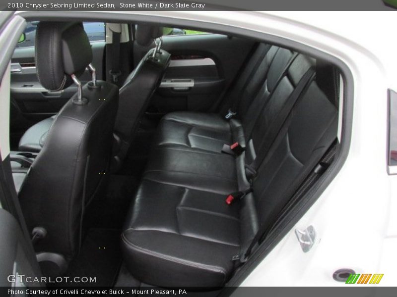 Stone White / Dark Slate Gray 2010 Chrysler Sebring Limited Sedan