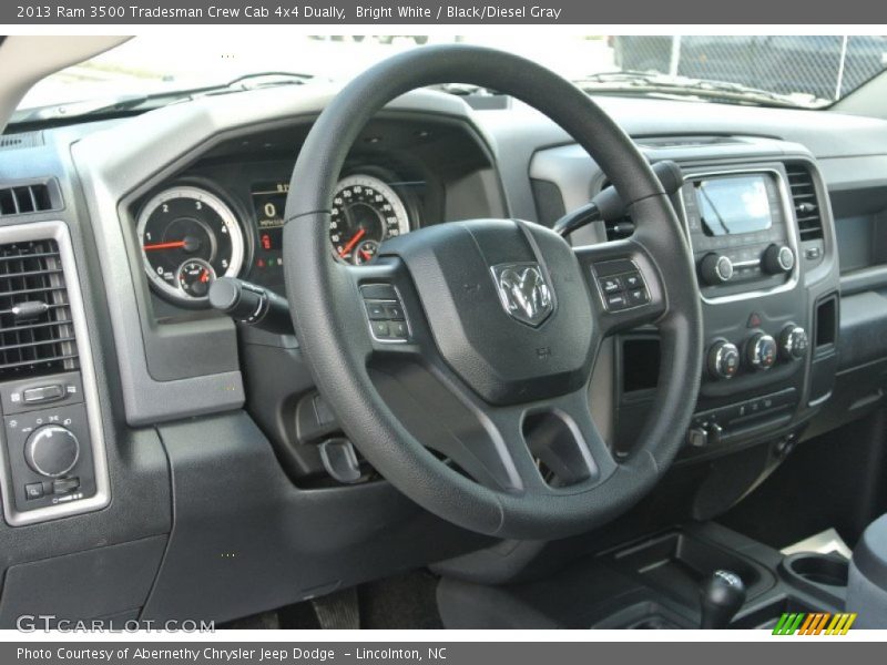 Dashboard of 2013 3500 Tradesman Crew Cab 4x4 Dually