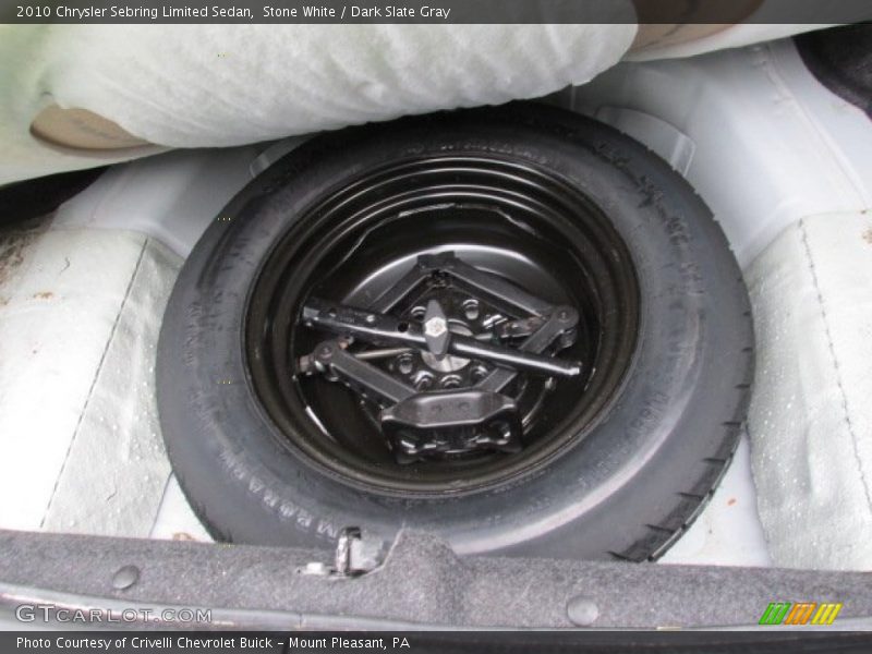 Stone White / Dark Slate Gray 2010 Chrysler Sebring Limited Sedan