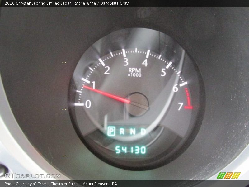 Stone White / Dark Slate Gray 2010 Chrysler Sebring Limited Sedan