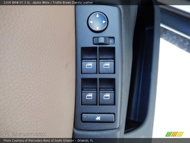 Alpine White / Truffle Brown Dakota Leather 2006 BMW X5 3.0i