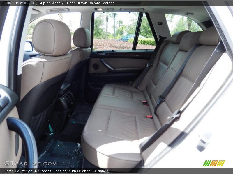 Alpine White / Truffle Brown Dakota Leather 2006 BMW X5 3.0i