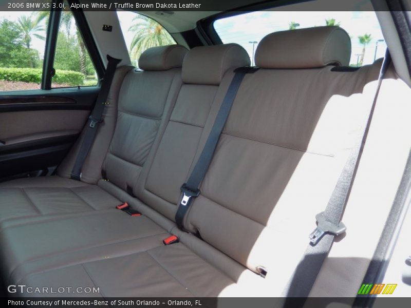 Alpine White / Truffle Brown Dakota Leather 2006 BMW X5 3.0i