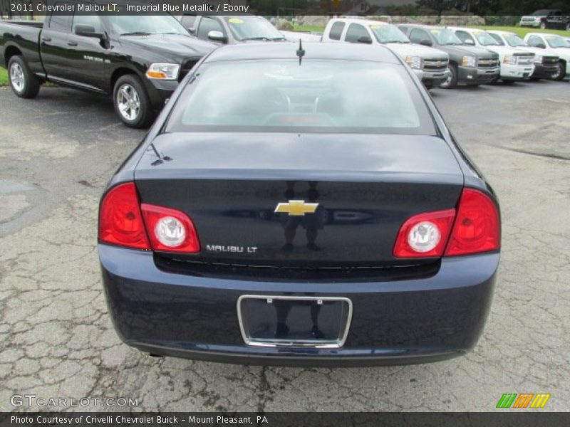 Imperial Blue Metallic / Ebony 2011 Chevrolet Malibu LT