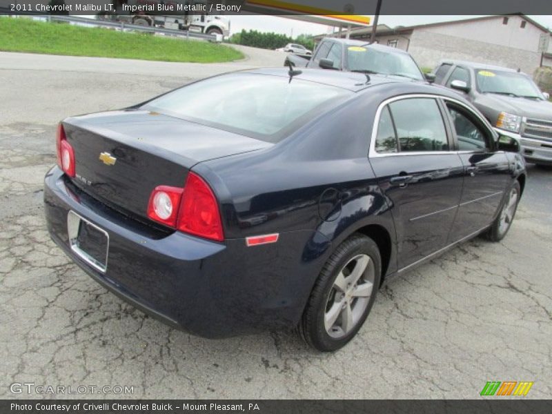 Imperial Blue Metallic / Ebony 2011 Chevrolet Malibu LT