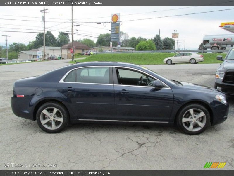 Imperial Blue Metallic / Ebony 2011 Chevrolet Malibu LT