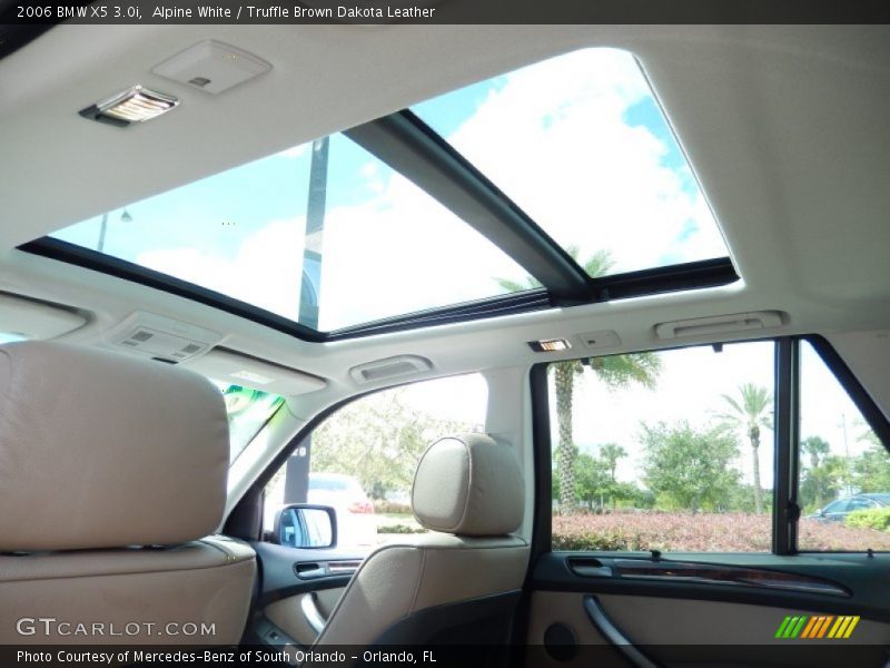 Alpine White / Truffle Brown Dakota Leather 2006 BMW X5 3.0i