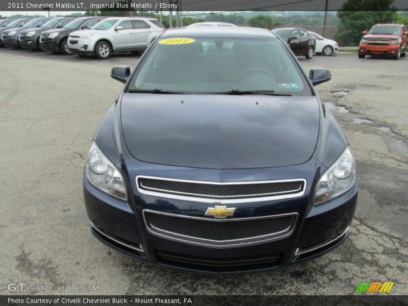 Imperial Blue Metallic / Ebony 2011 Chevrolet Malibu LT