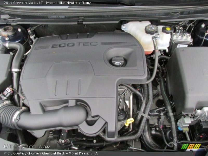 Imperial Blue Metallic / Ebony 2011 Chevrolet Malibu LT