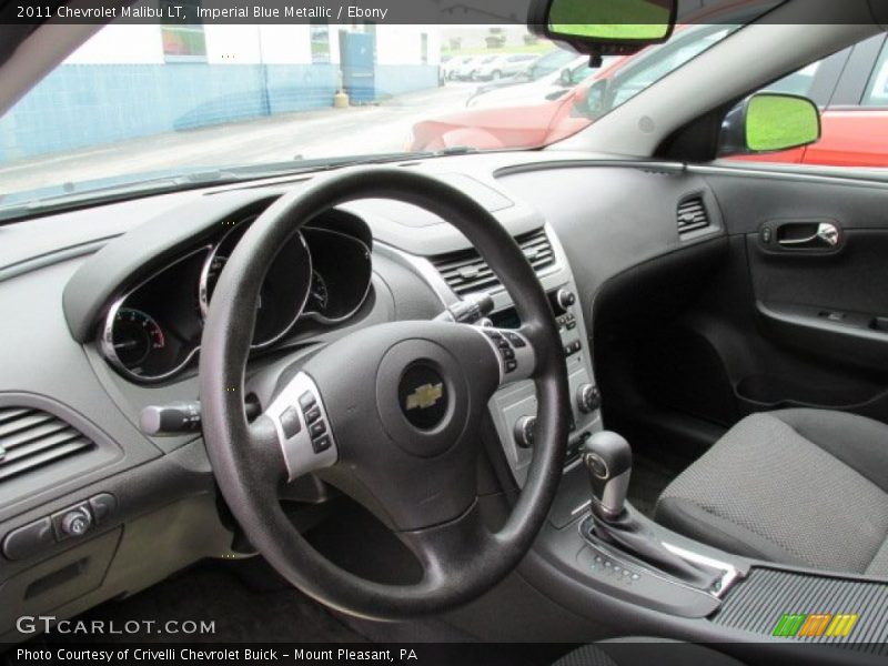 Imperial Blue Metallic / Ebony 2011 Chevrolet Malibu LT