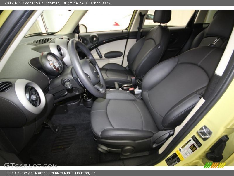 Bright Yellow / Carbon Black 2012 Mini Cooper S Countryman