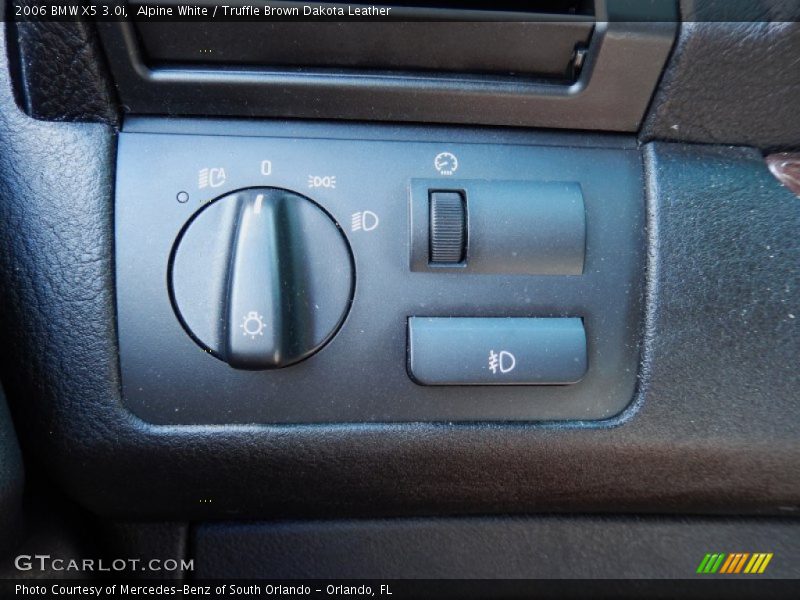 Alpine White / Truffle Brown Dakota Leather 2006 BMW X5 3.0i