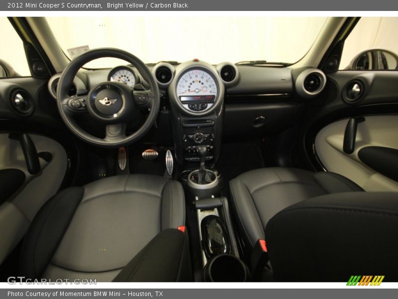 Bright Yellow / Carbon Black 2012 Mini Cooper S Countryman