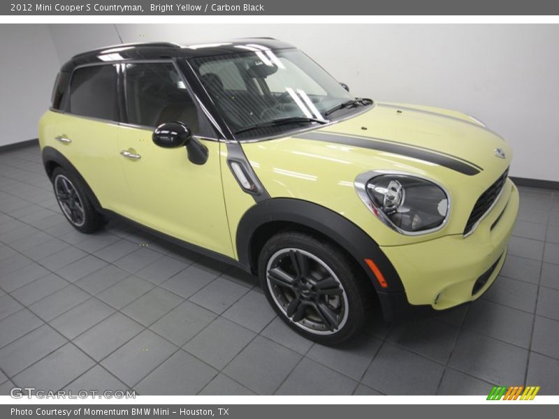 Bright Yellow / Carbon Black 2012 Mini Cooper S Countryman