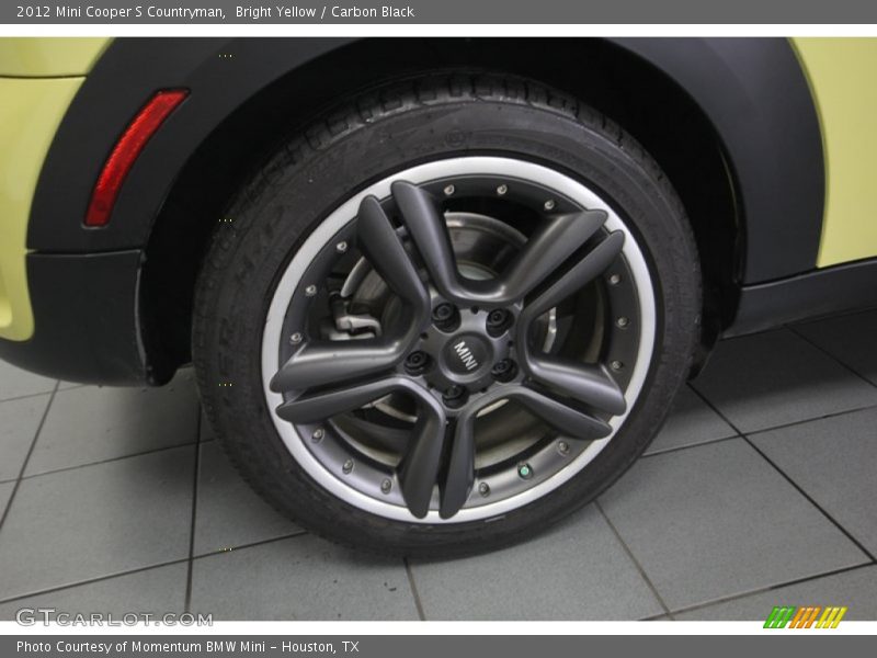 Bright Yellow / Carbon Black 2012 Mini Cooper S Countryman