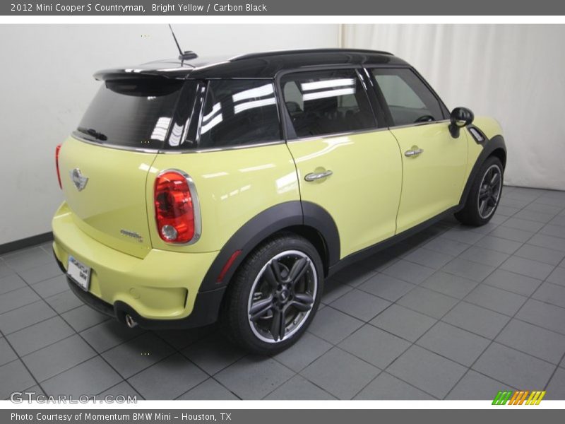 Bright Yellow / Carbon Black 2012 Mini Cooper S Countryman