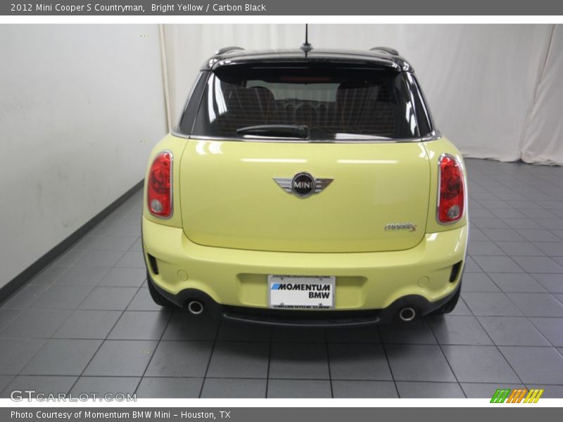Bright Yellow / Carbon Black 2012 Mini Cooper S Countryman