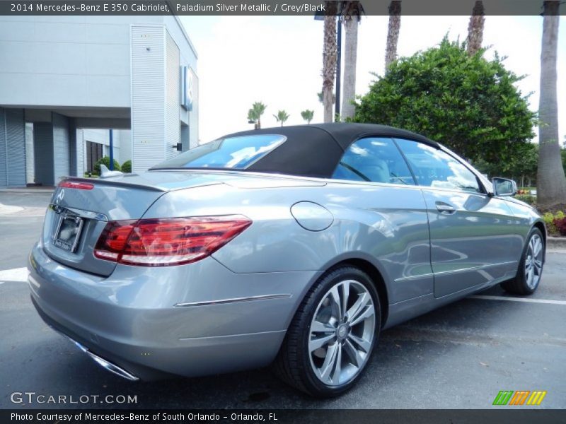 Paladium Silver Metallic / Grey/Black 2014 Mercedes-Benz E 350 Cabriolet