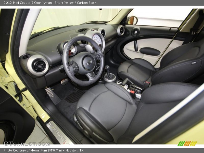 Bright Yellow / Carbon Black 2012 Mini Cooper S Countryman