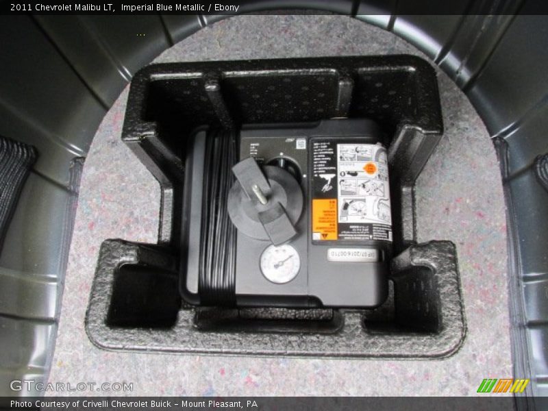 Imperial Blue Metallic / Ebony 2011 Chevrolet Malibu LT