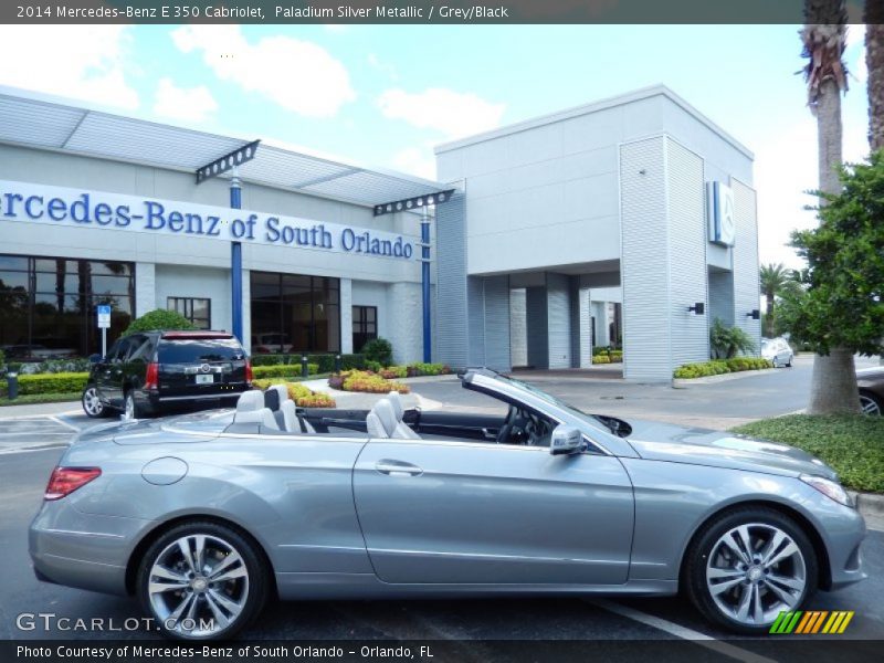 Paladium Silver Metallic / Grey/Black 2014 Mercedes-Benz E 350 Cabriolet