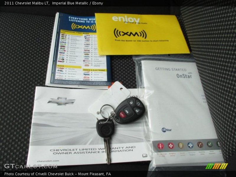 Imperial Blue Metallic / Ebony 2011 Chevrolet Malibu LT