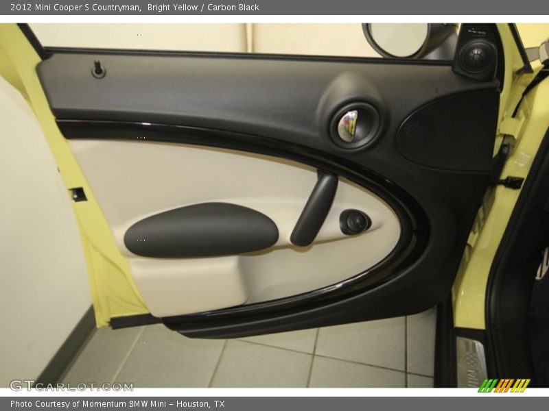 Bright Yellow / Carbon Black 2012 Mini Cooper S Countryman