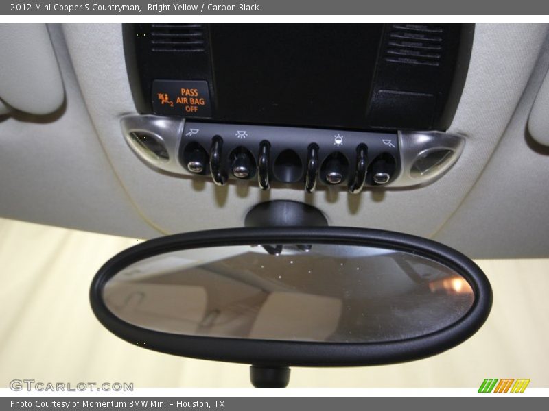 Bright Yellow / Carbon Black 2012 Mini Cooper S Countryman
