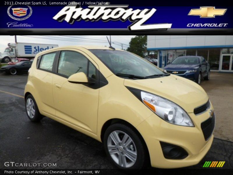Lemonade (Yellow) / Yellow/Yellow 2013 Chevrolet Spark LS