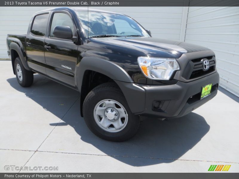 Black / Graphite 2013 Toyota Tacoma V6 Prerunner Double Cab