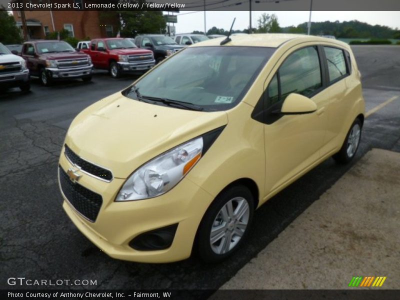 Lemonade (Yellow) / Yellow/Yellow 2013 Chevrolet Spark LS