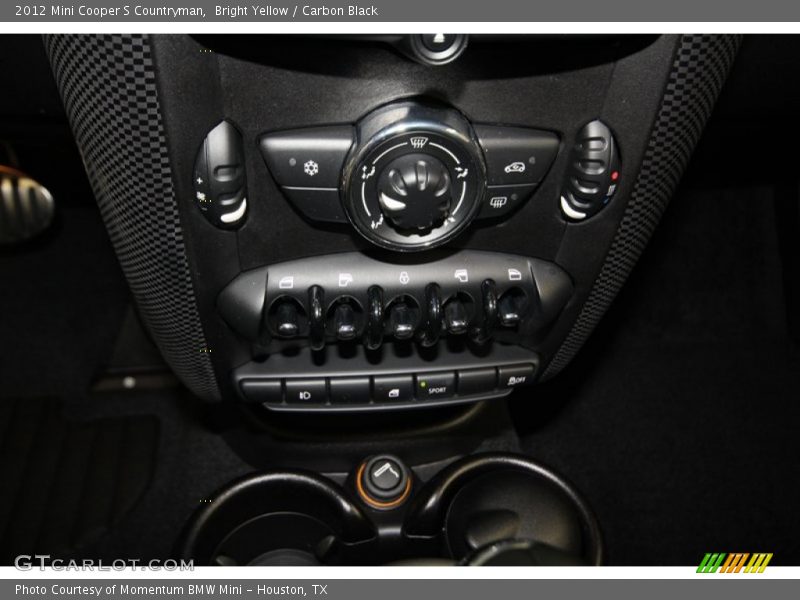 Bright Yellow / Carbon Black 2012 Mini Cooper S Countryman