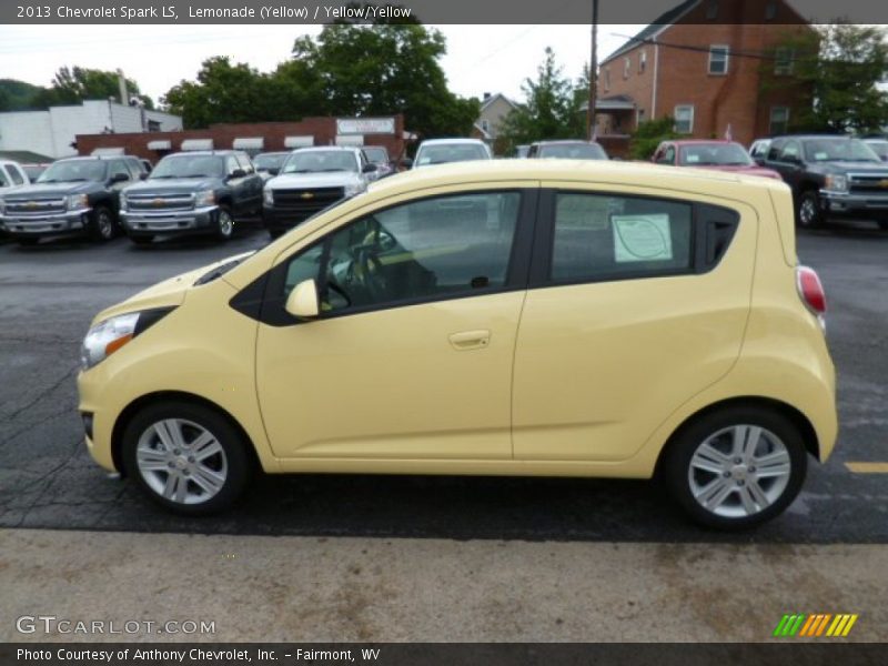 Lemonade (Yellow) / Yellow/Yellow 2013 Chevrolet Spark LS