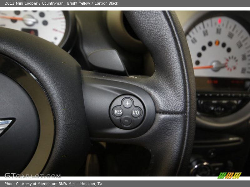 Bright Yellow / Carbon Black 2012 Mini Cooper S Countryman