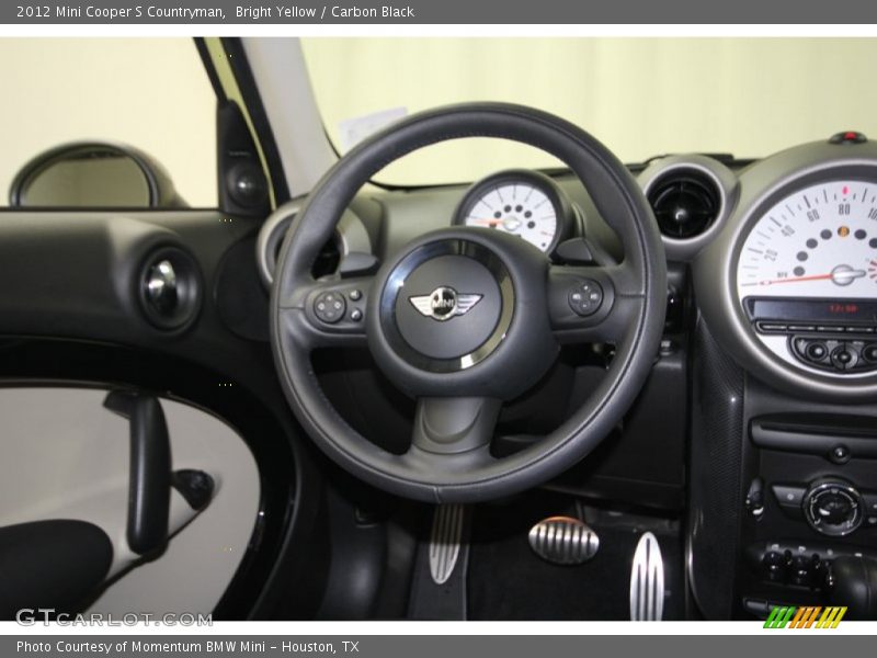 Bright Yellow / Carbon Black 2012 Mini Cooper S Countryman