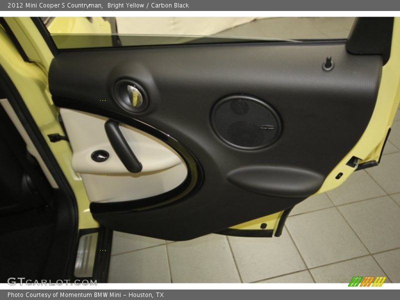Bright Yellow / Carbon Black 2012 Mini Cooper S Countryman