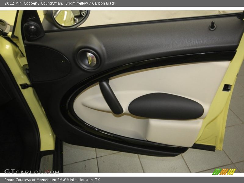 Bright Yellow / Carbon Black 2012 Mini Cooper S Countryman