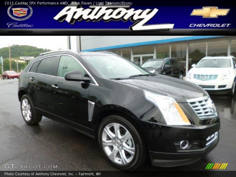 Black Raven / Light Titanium/Ebony 2013 Cadillac SRX Performance AWD