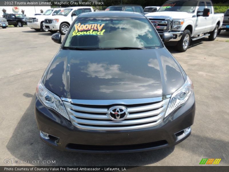 Magnetic Gray Metallic / Black 2012 Toyota Avalon Limited