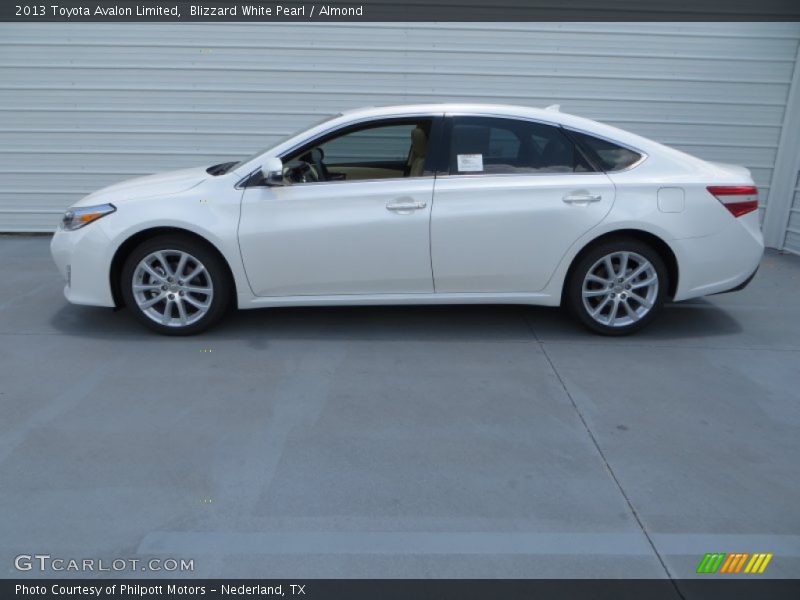 Blizzard White Pearl / Almond 2013 Toyota Avalon Limited