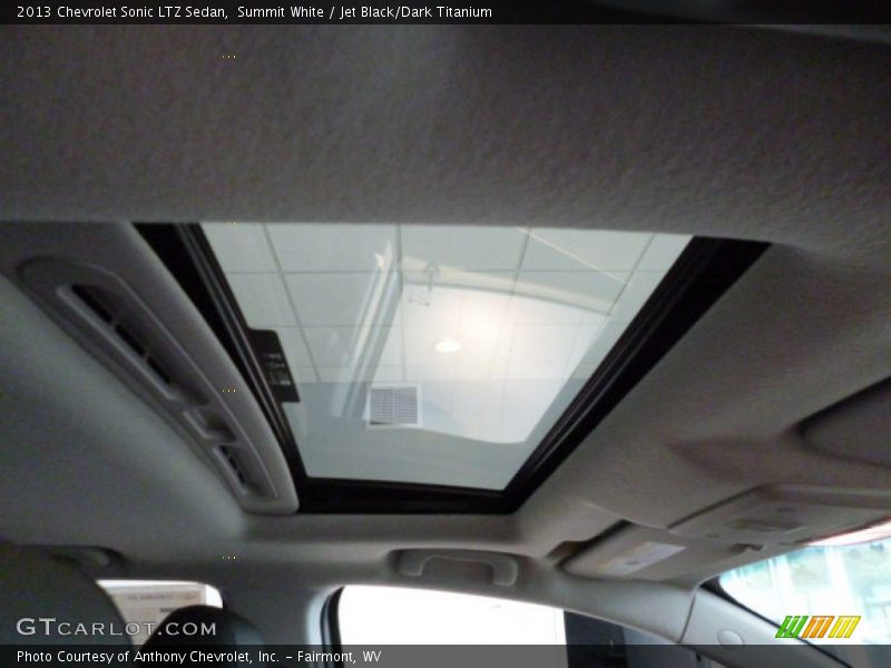 Summit White / Jet Black/Dark Titanium 2013 Chevrolet Sonic LTZ Sedan