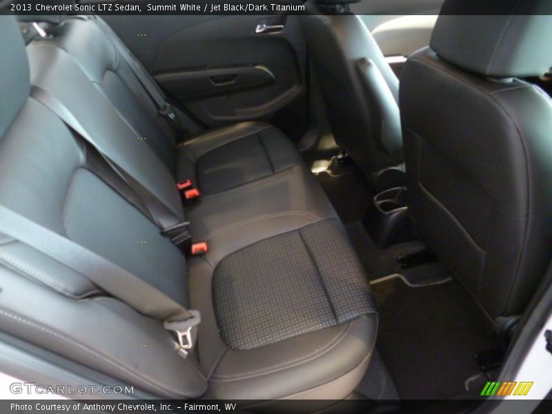 Rear Seat of 2013 Sonic LTZ Sedan