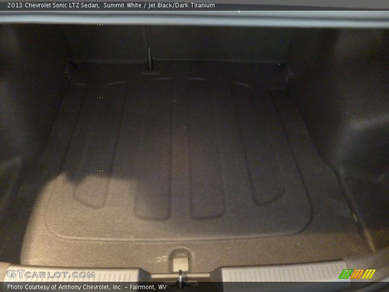 2013 Sonic LTZ Sedan Trunk