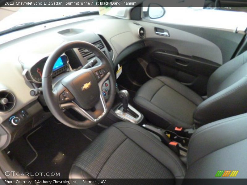 Jet Black/Dark Titanium Interior - 2013 Sonic LTZ Sedan 