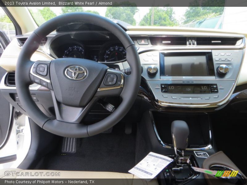 Blizzard White Pearl / Almond 2013 Toyota Avalon Limited