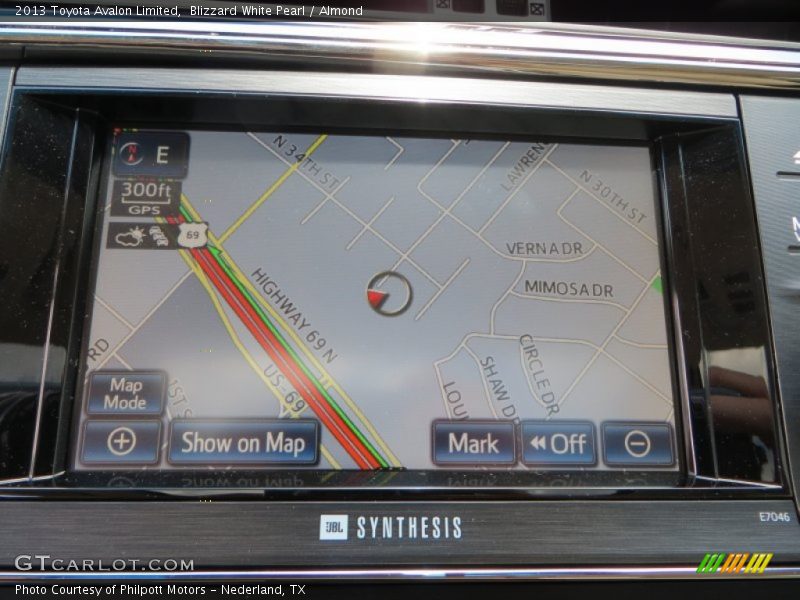 Blizzard White Pearl / Almond 2013 Toyota Avalon Limited