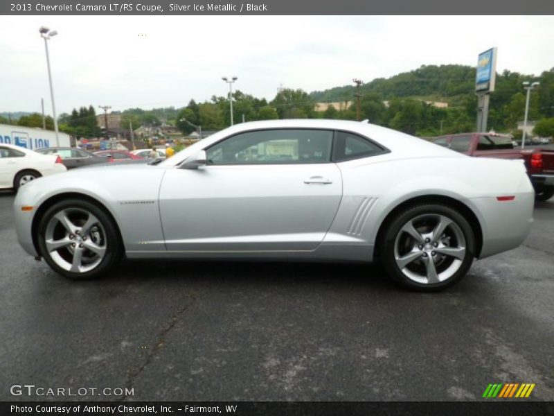 Silver Ice Metallic / Black 2013 Chevrolet Camaro LT/RS Coupe