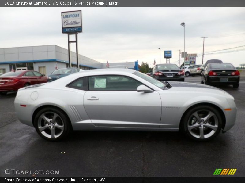 Silver Ice Metallic / Black 2013 Chevrolet Camaro LT/RS Coupe