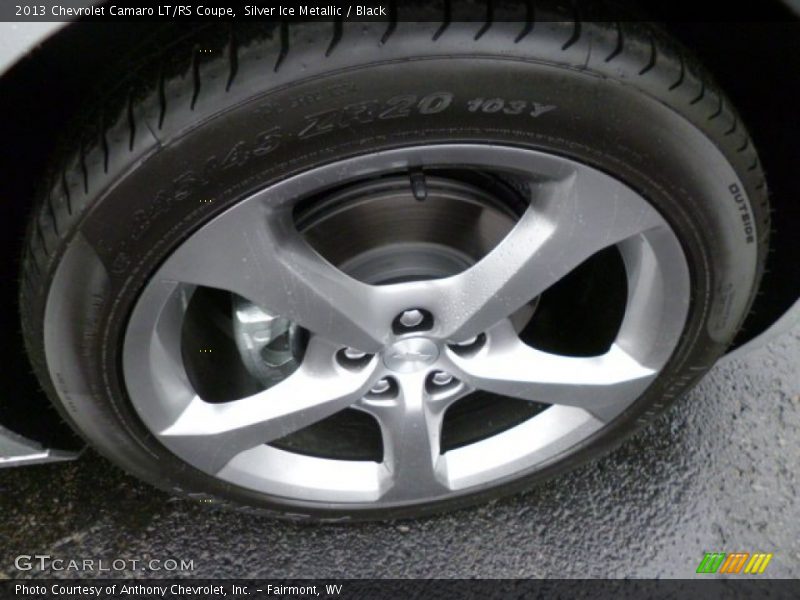 Silver Ice Metallic / Black 2013 Chevrolet Camaro LT/RS Coupe
